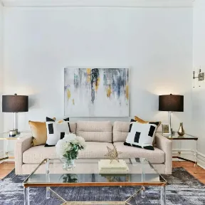 Andaz Vanilla upholstered sofa