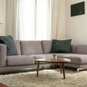 Betty Mushroom upholstered sofa