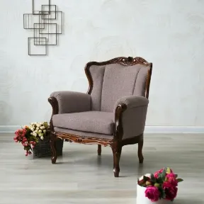 Betty Mushroom upholstered chair