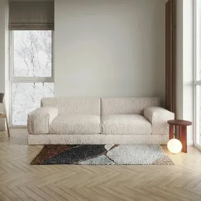 Bruno Bone upholstered sofa