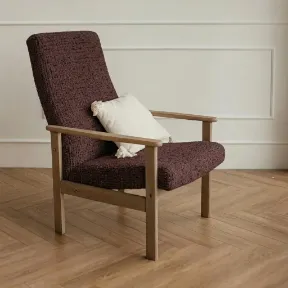 Bruno Currant upholstered chair