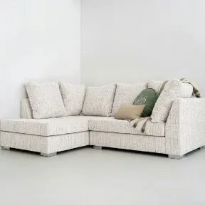 Bruno Ivory upholstered sofa