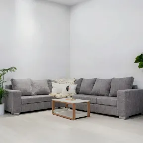 Dexter Silver upholstered sofa