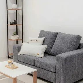 Everest Silver upholstered sofa