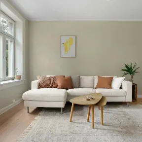 Gianna Cream upholstered sofa