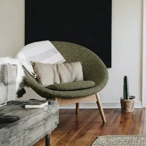 Gianna Pine upholstered chair