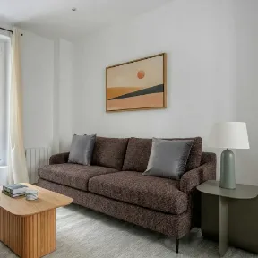Indus Bark upholstered sofa
