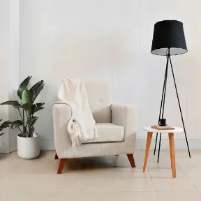 Jennifer Oatmeal upholstered chair
