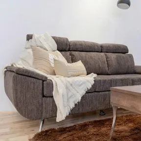 Luscious Putty upholstered sofa