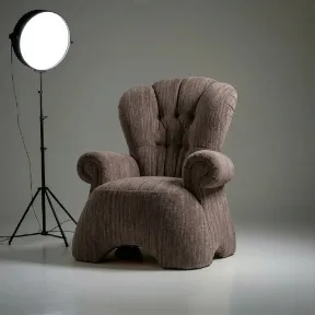 Luscious Putty upholstered chair