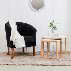 Luxor Coal upholstered chair