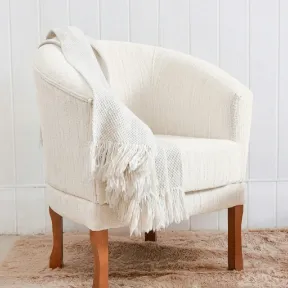 Luxor Ivory upholstered chair