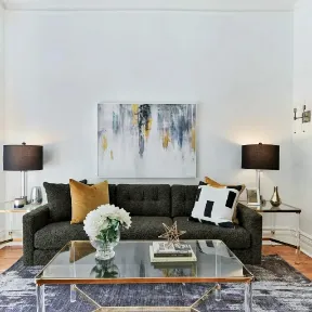 Magnus Spinach upholstered sofa