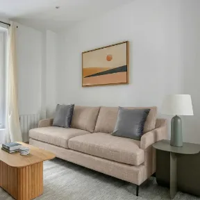 Mandy Sand upholstered sofa