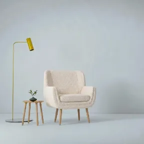 Morpheus Vanilla upholstered chair