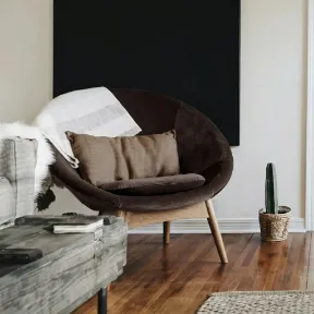 Mystique Brown upholstered chair
