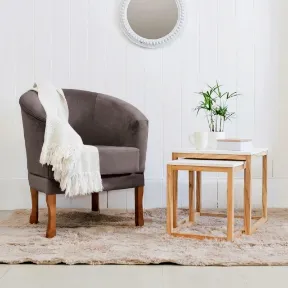 Mystique Mushroom upholstered chair