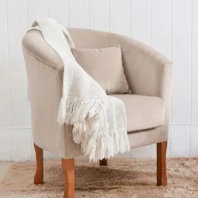 Mystique Oatmeal upholstered chair