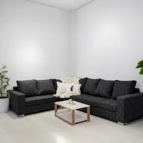 Nile Charcoal upholstered sofa
