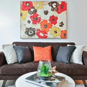 Octavian Bark upholstered sofa