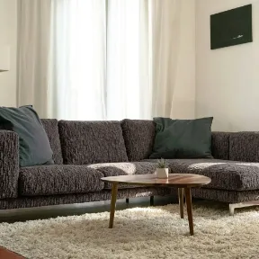 Octavian Mink upholstered sofa