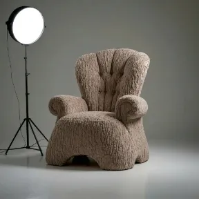 Octavian Oatmeal upholstered chair