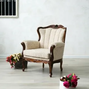Rowana Bone upholstered chair