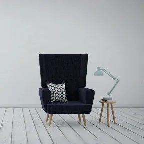 Rowana Midnight upholstered chair