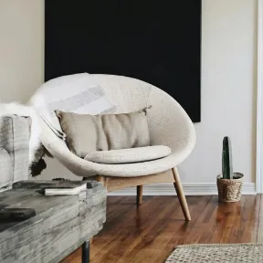 Samantha Oatmeal upholstered chair
