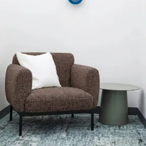 Sophia Rawhide upholstered chair