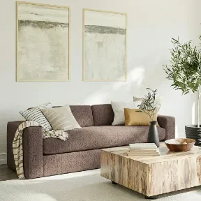 Suki Fawn upholstered sofa