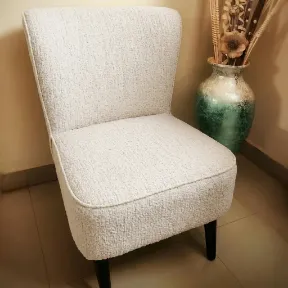 Suki Ivory upholstered chair