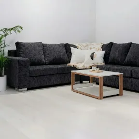 Thor Charcoal upholstered sofa