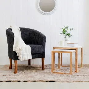 Thor Charcoal upholstered chair