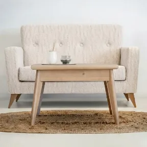 Thor Ivory upholstered sofa