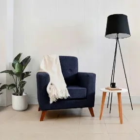 Thor Navy upholstered chair