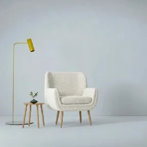 Tigris Salt upholstered chair