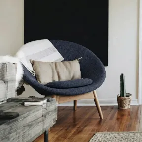 Topanga Denim upholstered chair