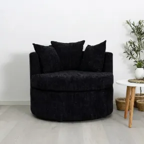 Vivian Black upholstered chair