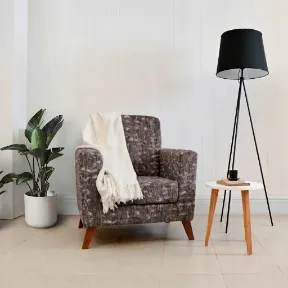 Vivian Driftwood upholstered chair