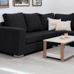 Zelda Caviar upholstered sofa