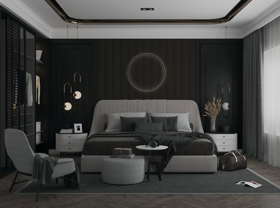 bedroom velvet upholstery