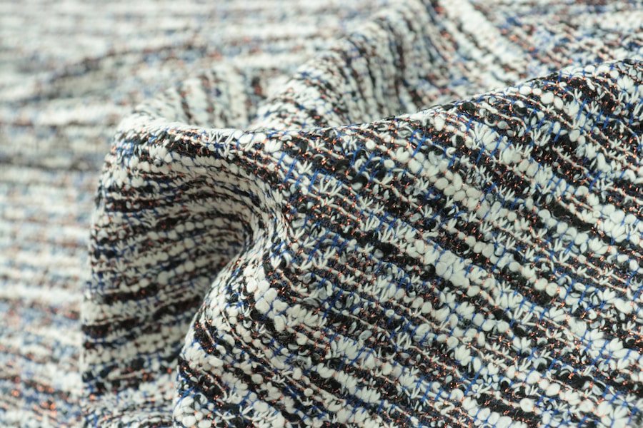 chenille fabric texture close-up