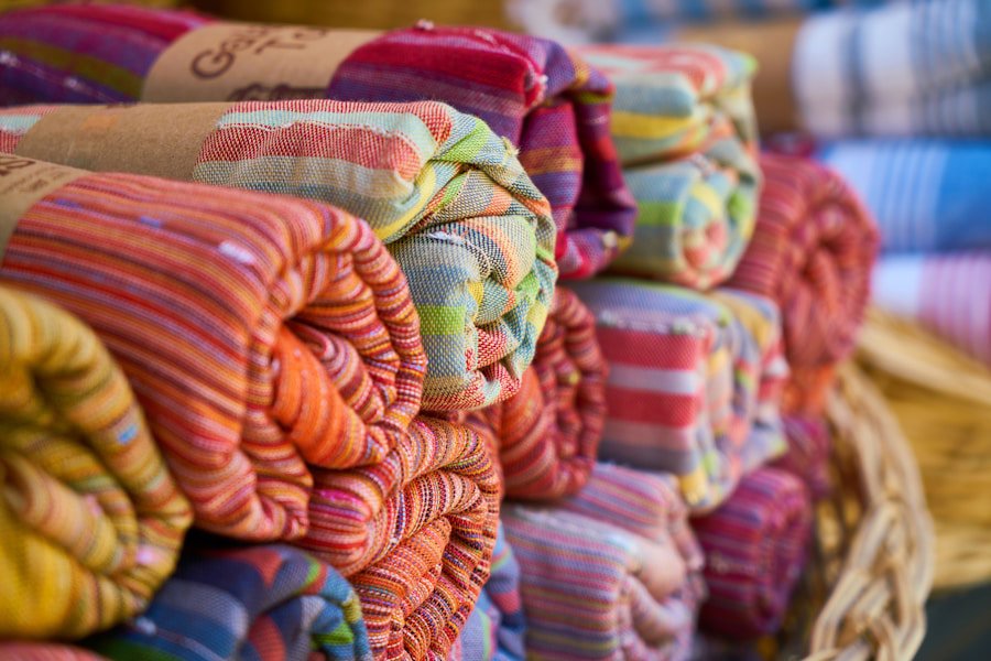 colorful patio cushion fabric