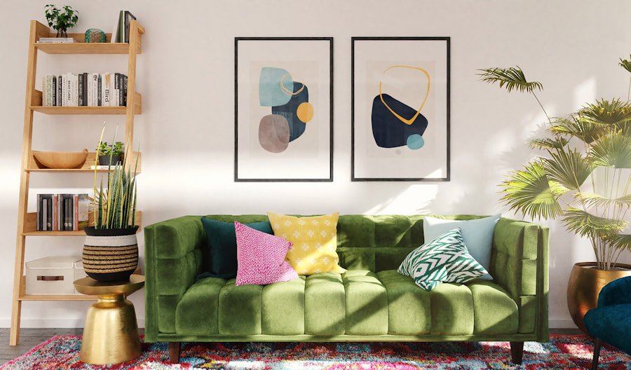cozy indoor living room sofa