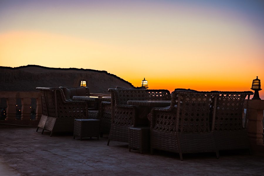 desert patio outdoor seating