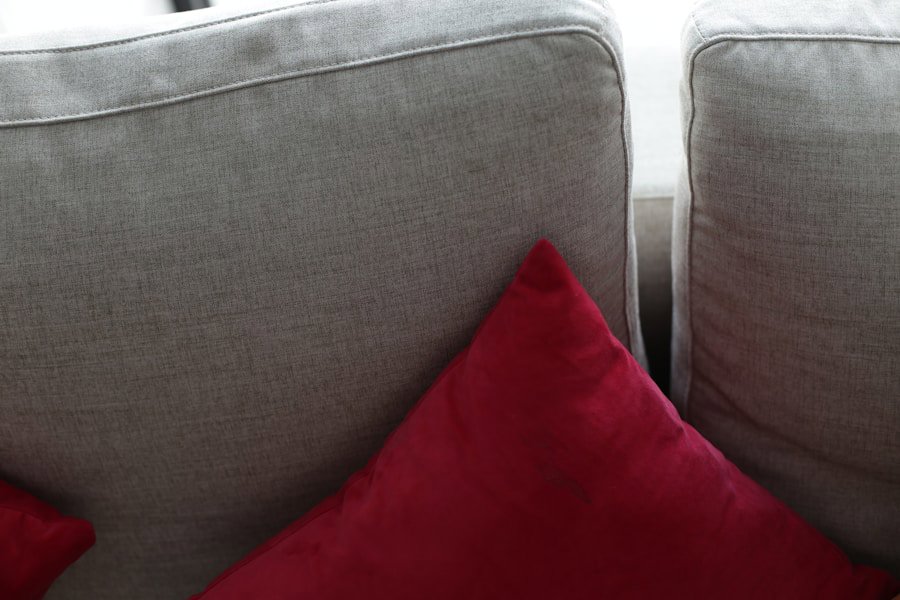 fabric cleaning upholstery close-up