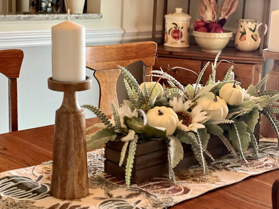 fall dining table runner