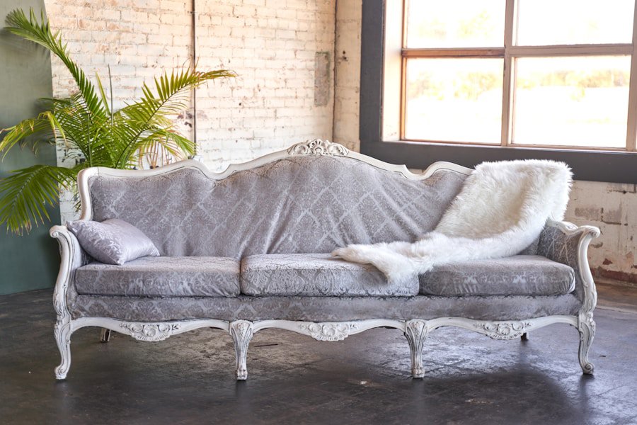 light linen sofa