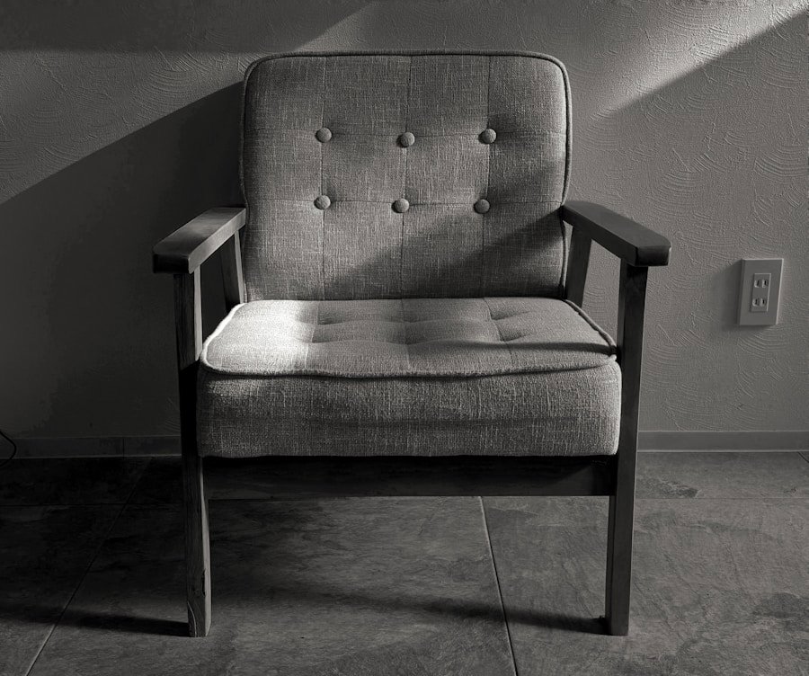 linen upholstery chair